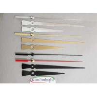 Akrep 10 cm Yelkovan 15 cm Metal Siyah Gümüş Veya Gold