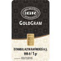 1 Gram 24 Ayar 999,9 Milyem Sertifikalı